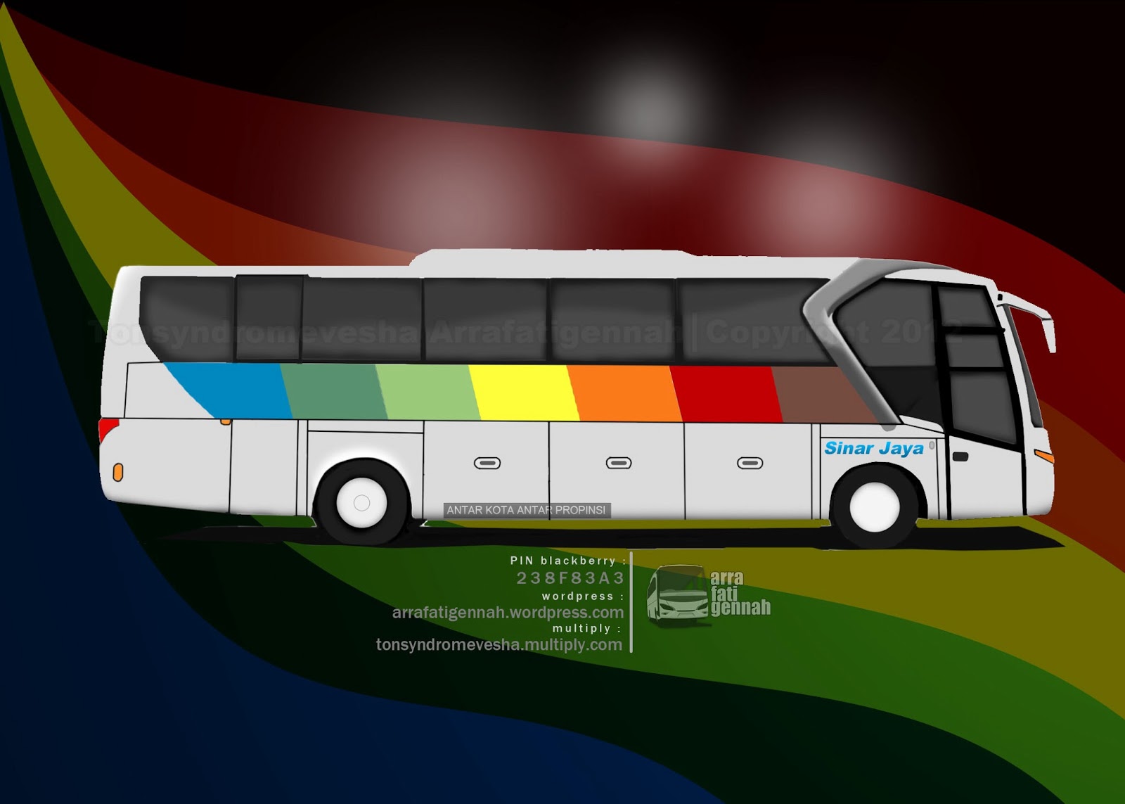 Design Bus Tracing By TONS Terbaru KAROSERI INDONESIA