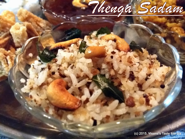 Thenga Sadam | Coconut Rice