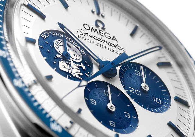 50+ Omega Launches The Speedmaster Silver Snoopy Award 50Th Anniversary PNG