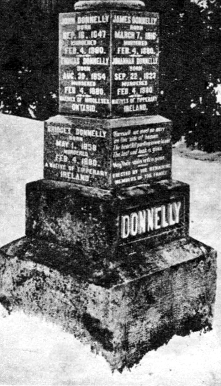 Culbert Family History The Donnellys LucanBiddulph's Most Notorious