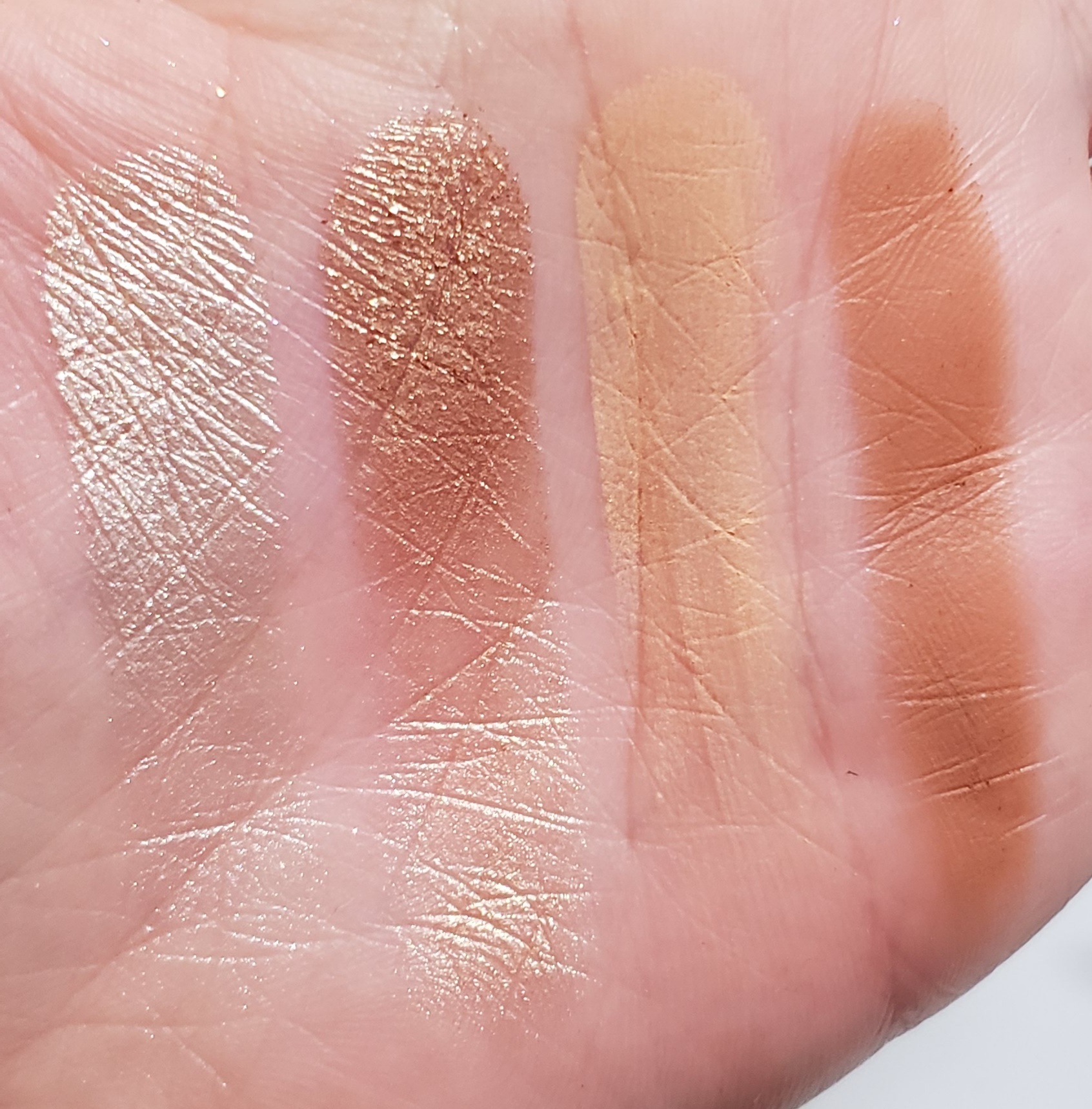 ColourPop Quads! Citrus Fizz, Cream Soda, Creamsicle, Mocktail, Sorbet