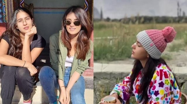 Sara Ali Khan Enjoying the Gorgeous Sunset In Ladakh. See Beautiful Pictures!