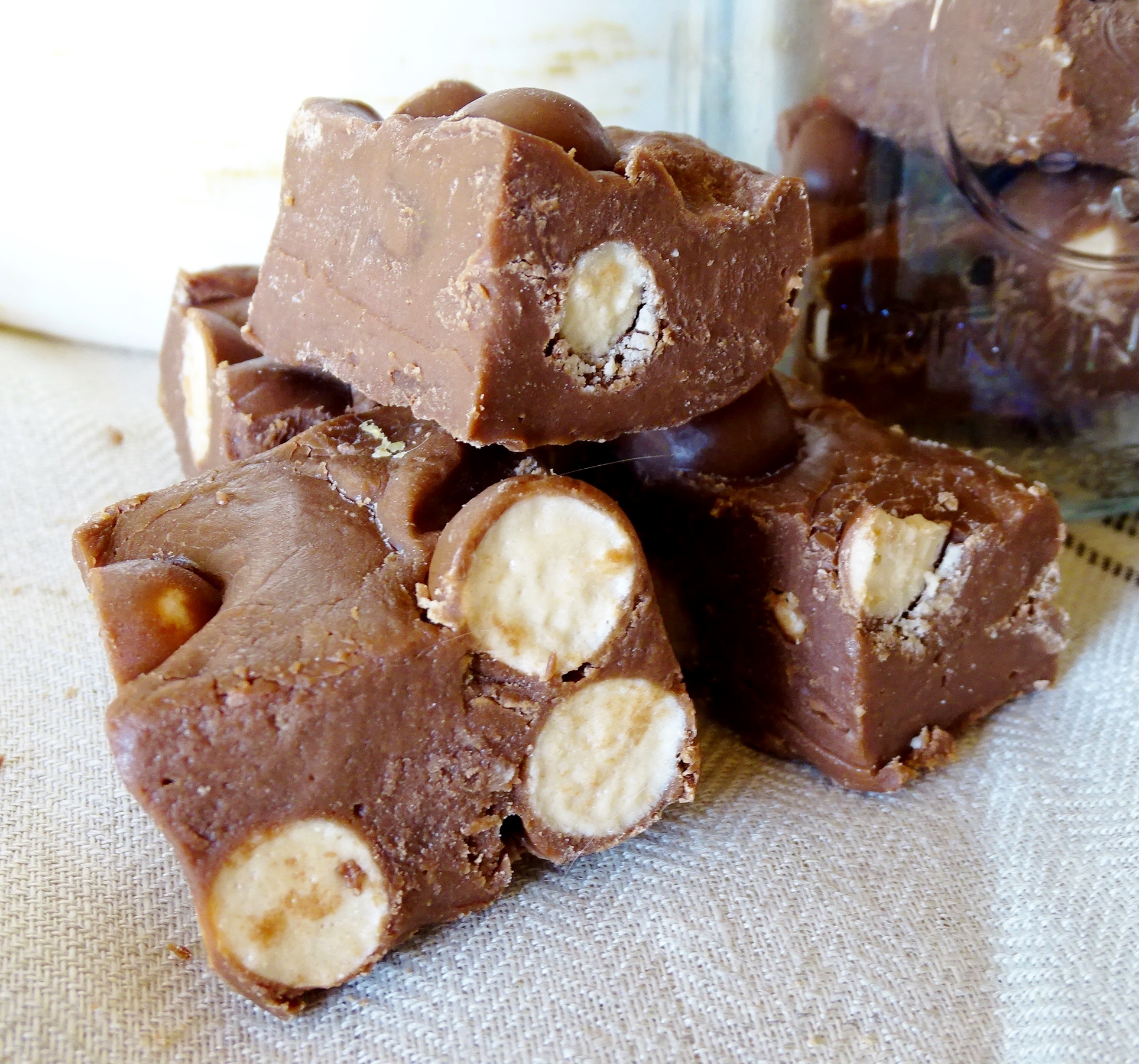 ...a quiet life... malt ball fudge