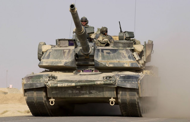 US Army M1A1 Abrams main battle tank