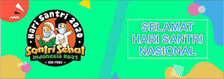 Desain Banner untuk Hari Santri Nasional Free Download CDR