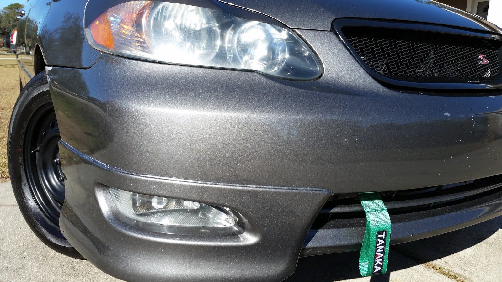 DIY Installing a Universal JDM Tow Strap on a Toyota Corolla