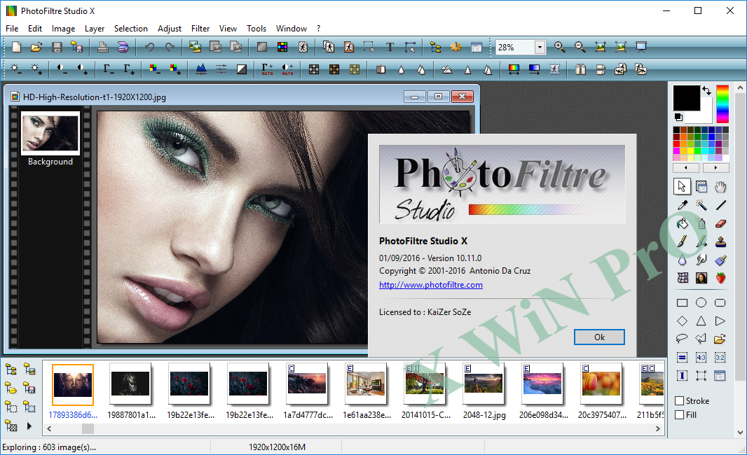 PhotoFiltre Studio X 10.11.0 Full + Serial KeyGen XWiNPrO