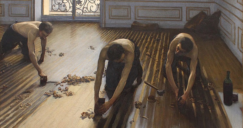Les Raboteurs De Parquet Gustave Caillebotte 1875 ART BLOG: Gustave Caillebotte - Les Raboteurs de Parquet 1875