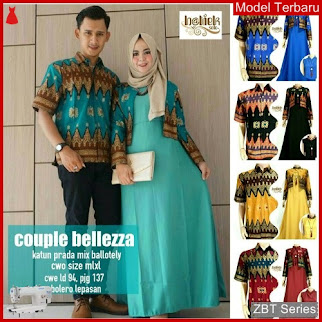 ZBT03009 Kebaya Batik Couple Gamis Belleza Couple BMGShop