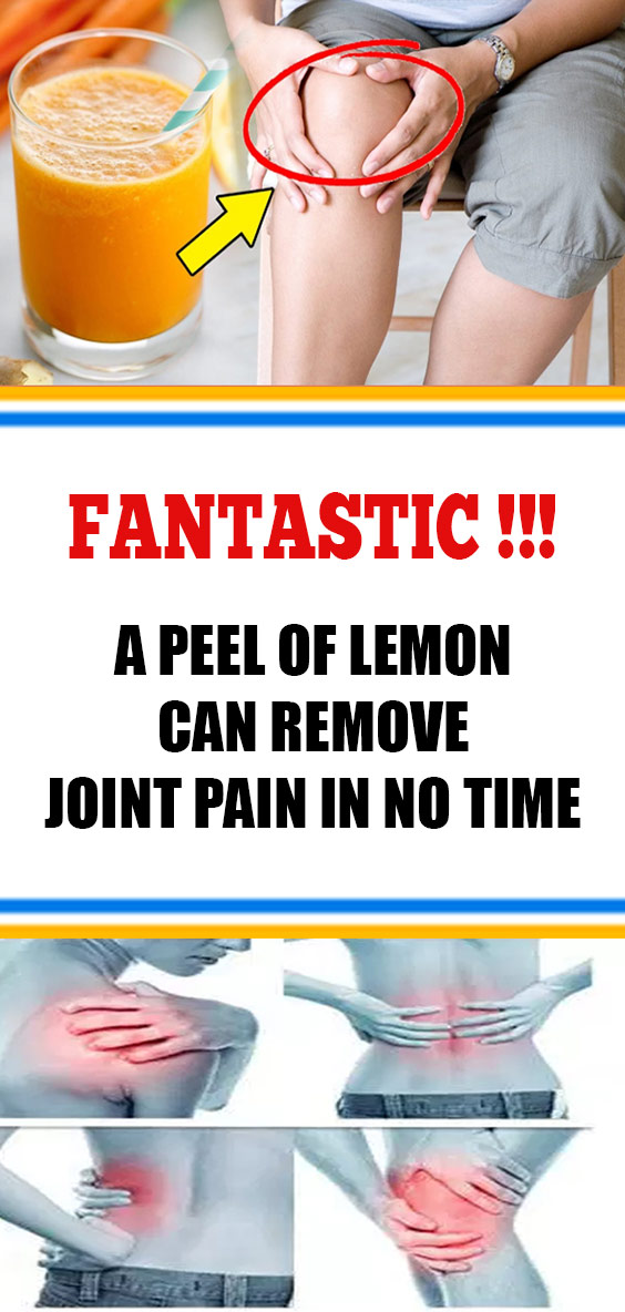 A Peel Of Lemon Can Remove Joint Pain In No Time wellness healthremedies Idnewstimes