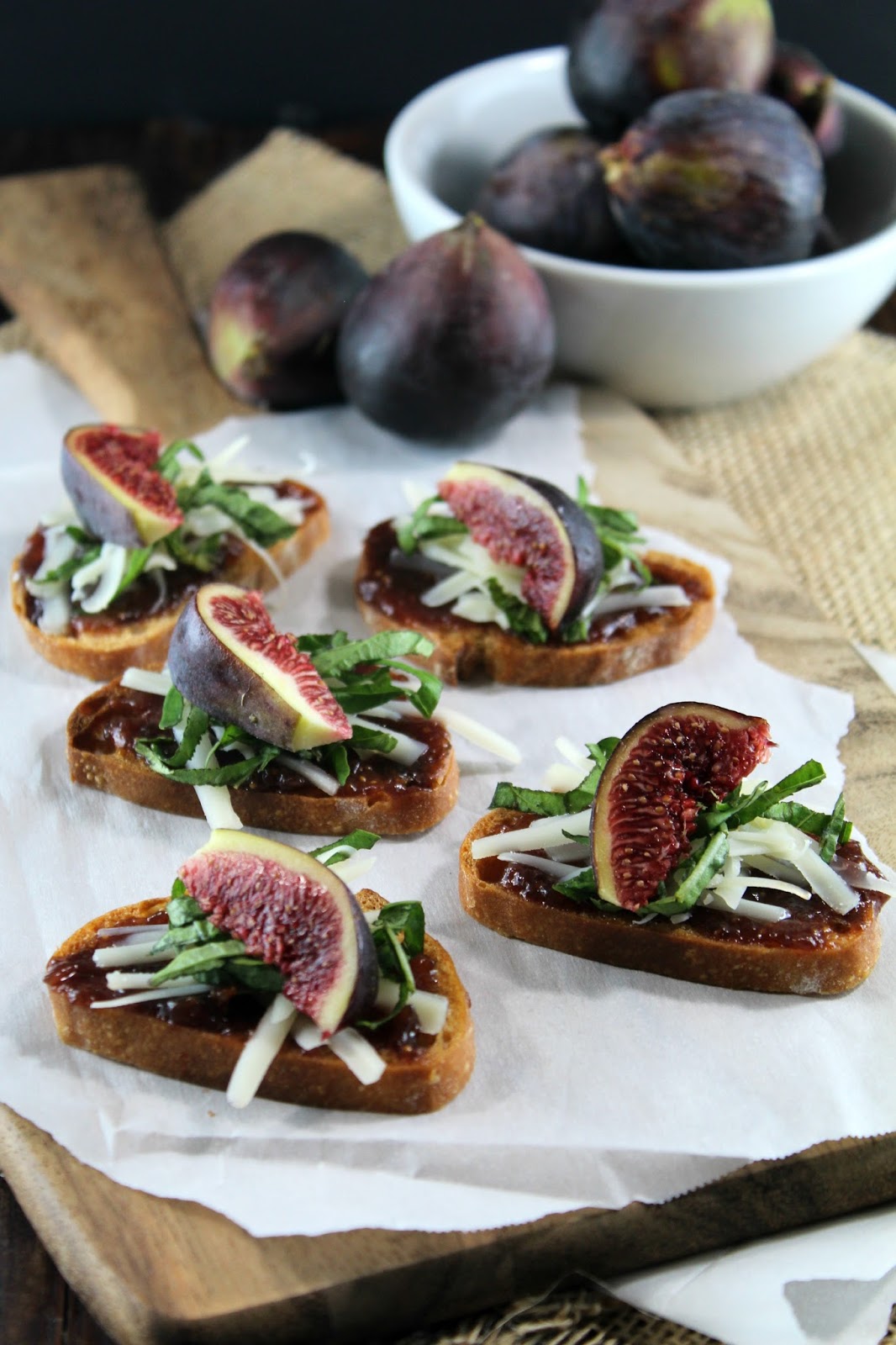 Authentic Suburban Gourmet Manchego and Fig Jam Crostini Friday Night Bites