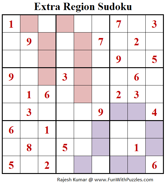 Extra Region Sudoku (Fun With Sudoku #174)