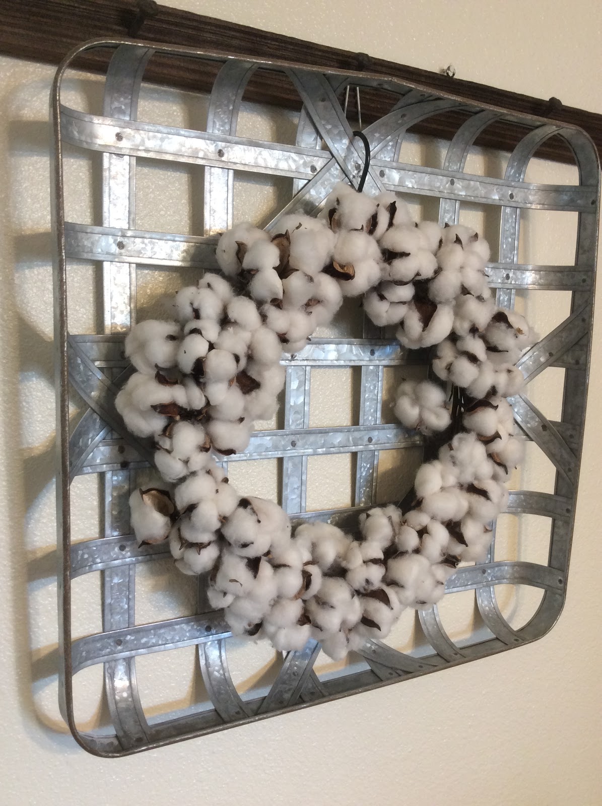 Fresh Vintage by Lisa S After Christmas Find Galvanized Tobacco Basket