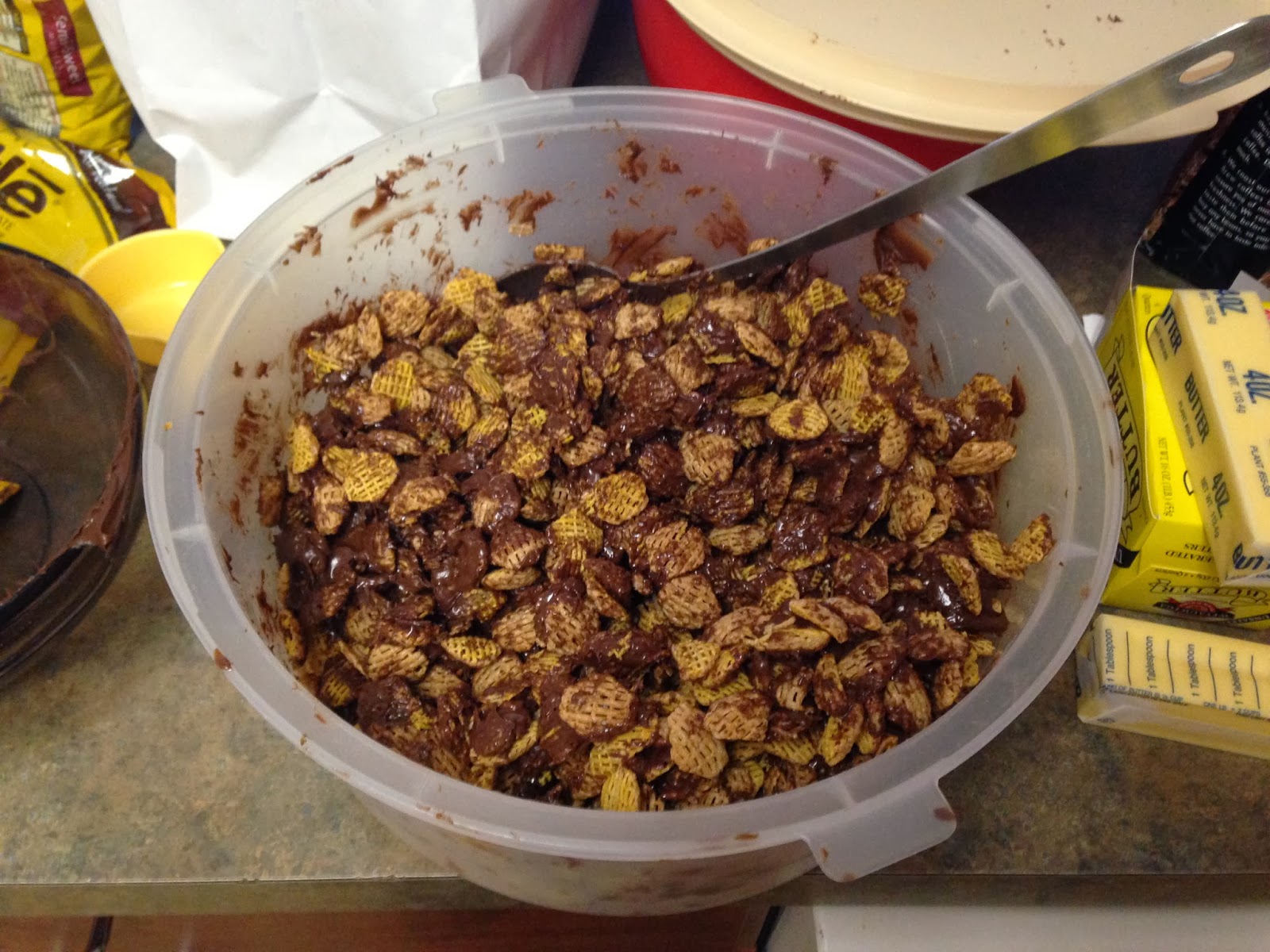 Puppy Chow by Campus Munchies Making of the Puppy Chow