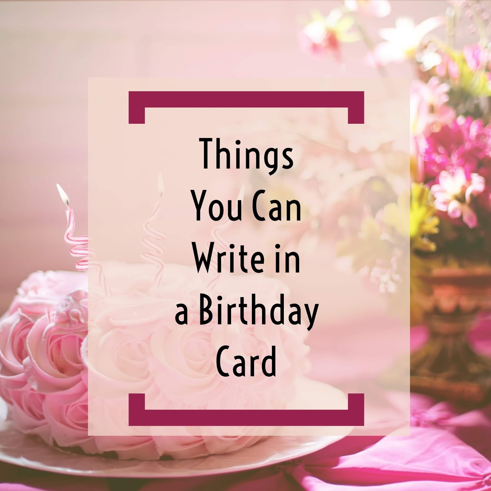 inside of birthday card ideas