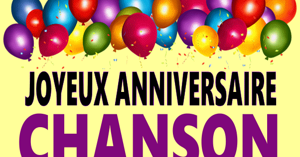 Joyeux Anniversaire Chanson images gif