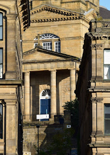 Looking up from King Street to the entrance of All Saints Church