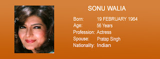 sonu walia lost retro actress birthday photo, age, date of birth, profession, spouse, nationality, photo free download
