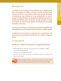 Apoyo Primaria Formación Cívica y Ética 5to grado Bloque I lección 3 ¿Quién me dice cómo cuidarme?