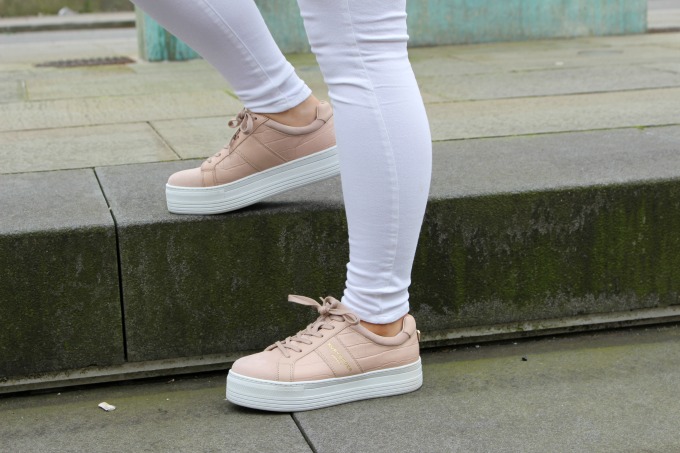 kurt geiger flatform trainers