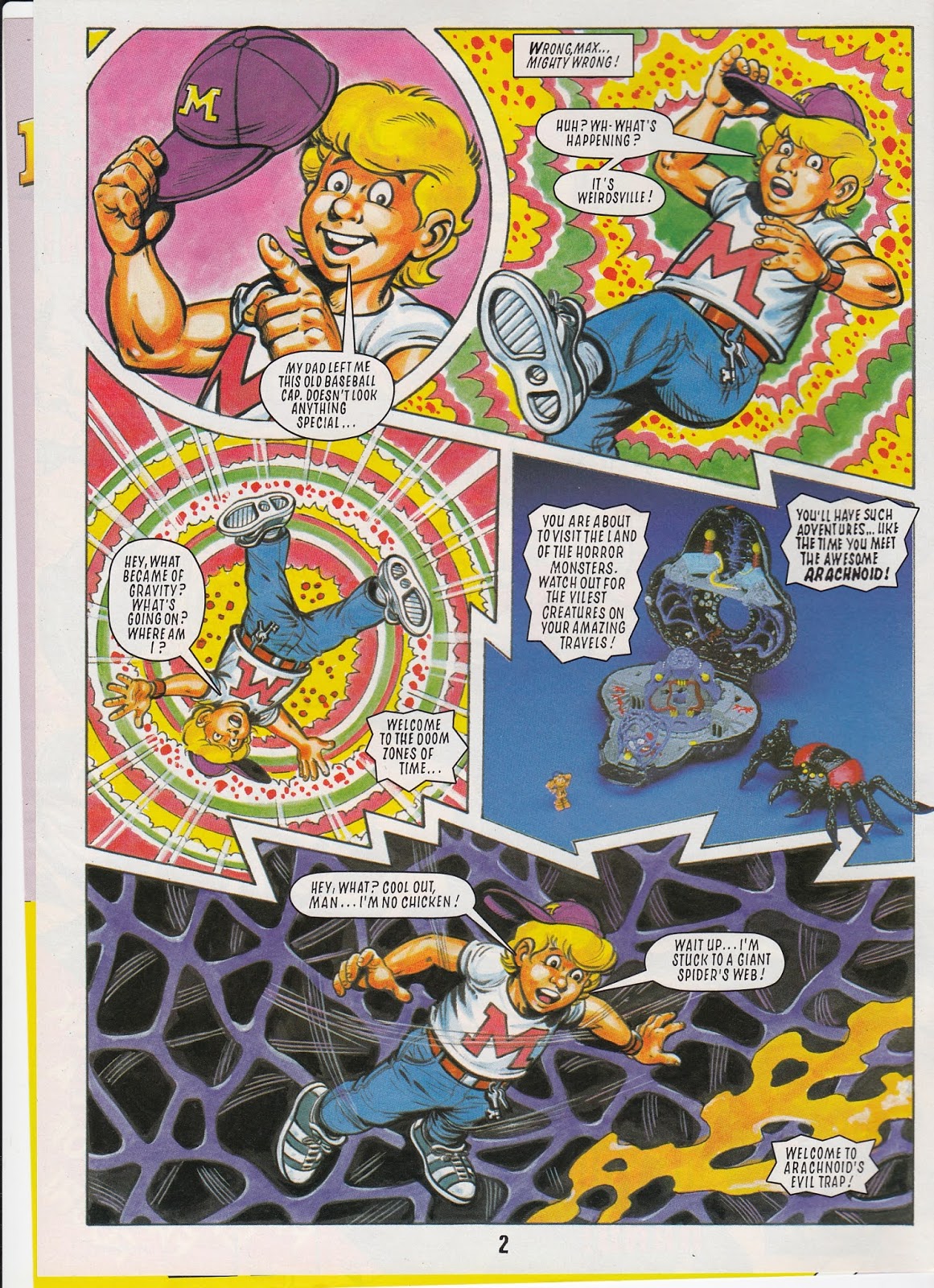 Boys Adventure Comics Mighty Max comic part 1