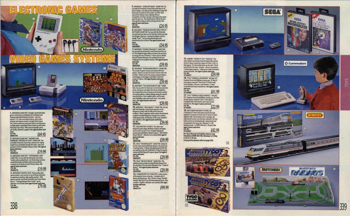 🕹️🎮 The Argos Catalogue & Video Games in the 1970s, 80s & 90s A Trip