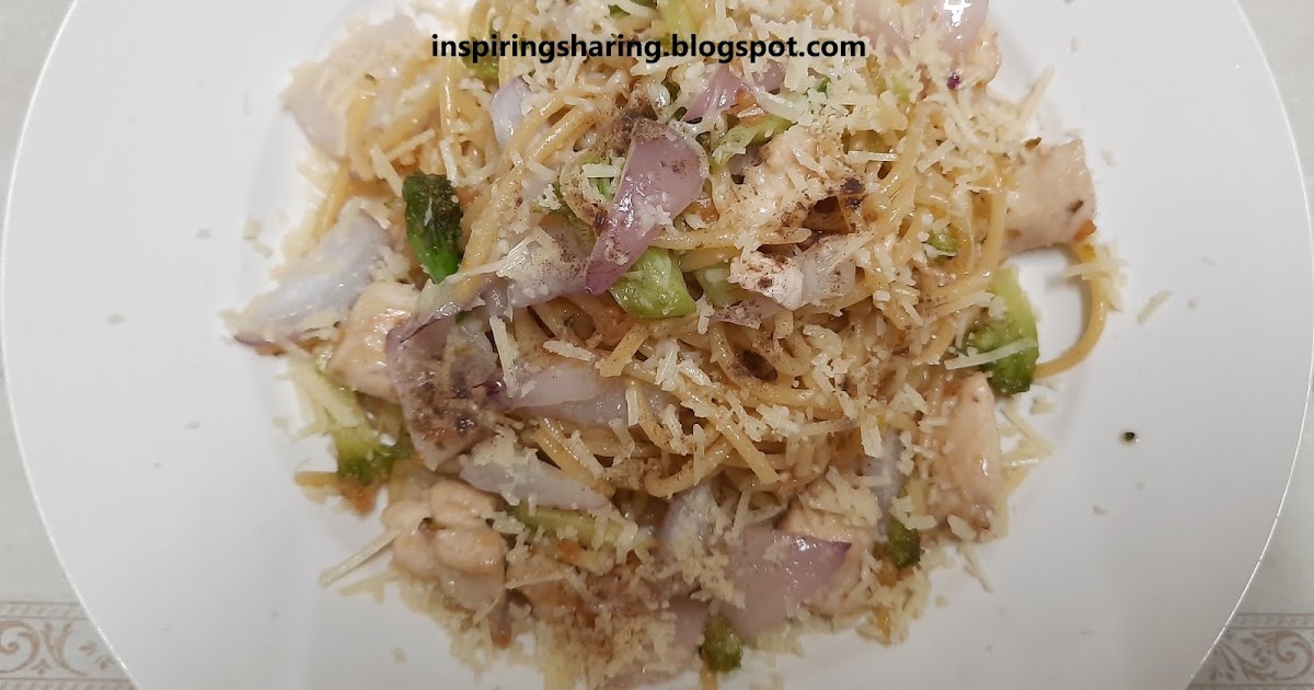 Resepi Spaghetti Aglio Olio Ayam