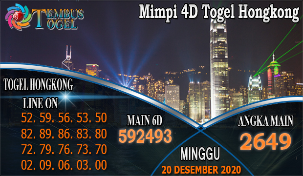 Mimpi 4D Togel Hongkong Hari Minggu 20 Desember 2020