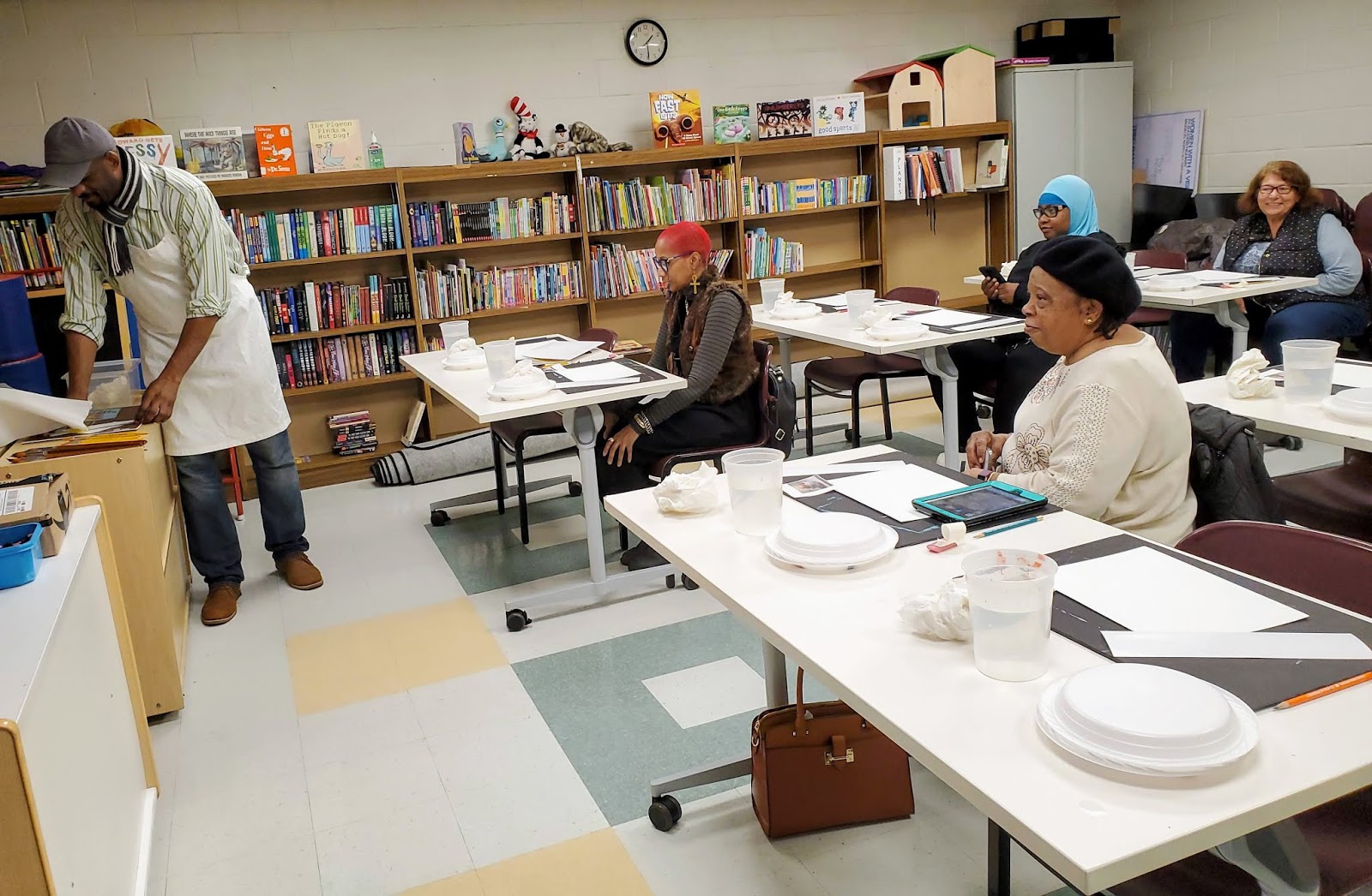 teaching art Art Classes for Seniors