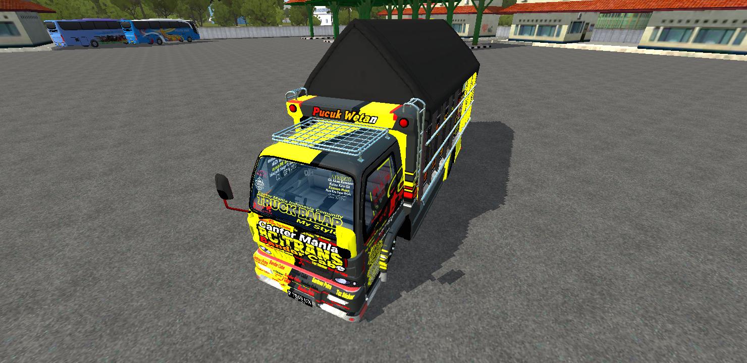 Download Mod  Bussid  Truck Canter Cabe Terbaru