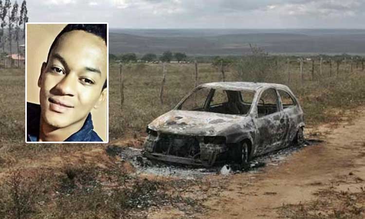 Corpo carbonizado que foi encontrado dentro de carro é de jovem natural de Jacobina