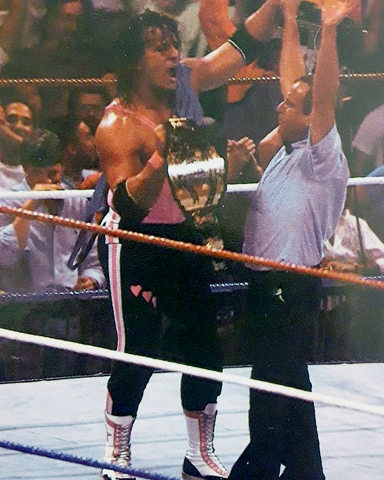 Pro Wrestling Resource: WWF History: Bret "Hitman" Hart as the WWF  Intercontinental Champion [Videos]