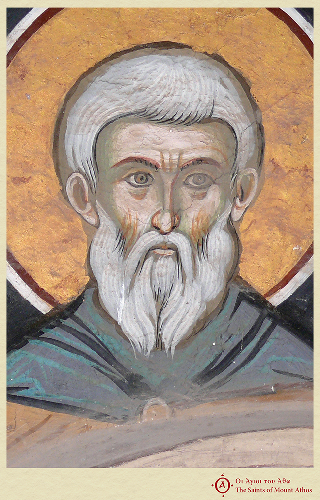 Οι Άγιοι του Άθω Άγιος Φιλόθεος, κτήτορας μονής Φιλοθέου (10ος αι