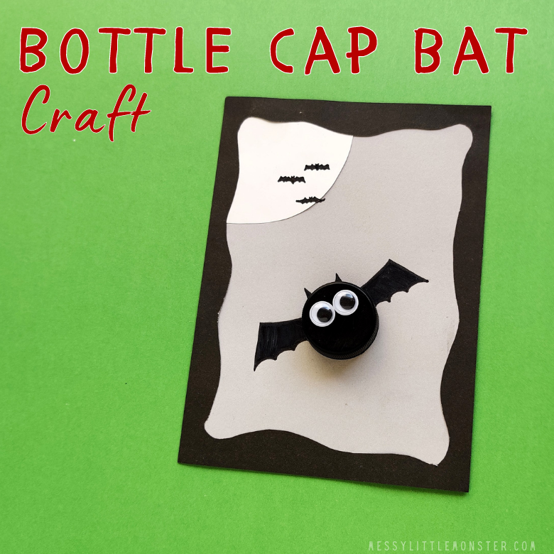 bottle cap bat craft