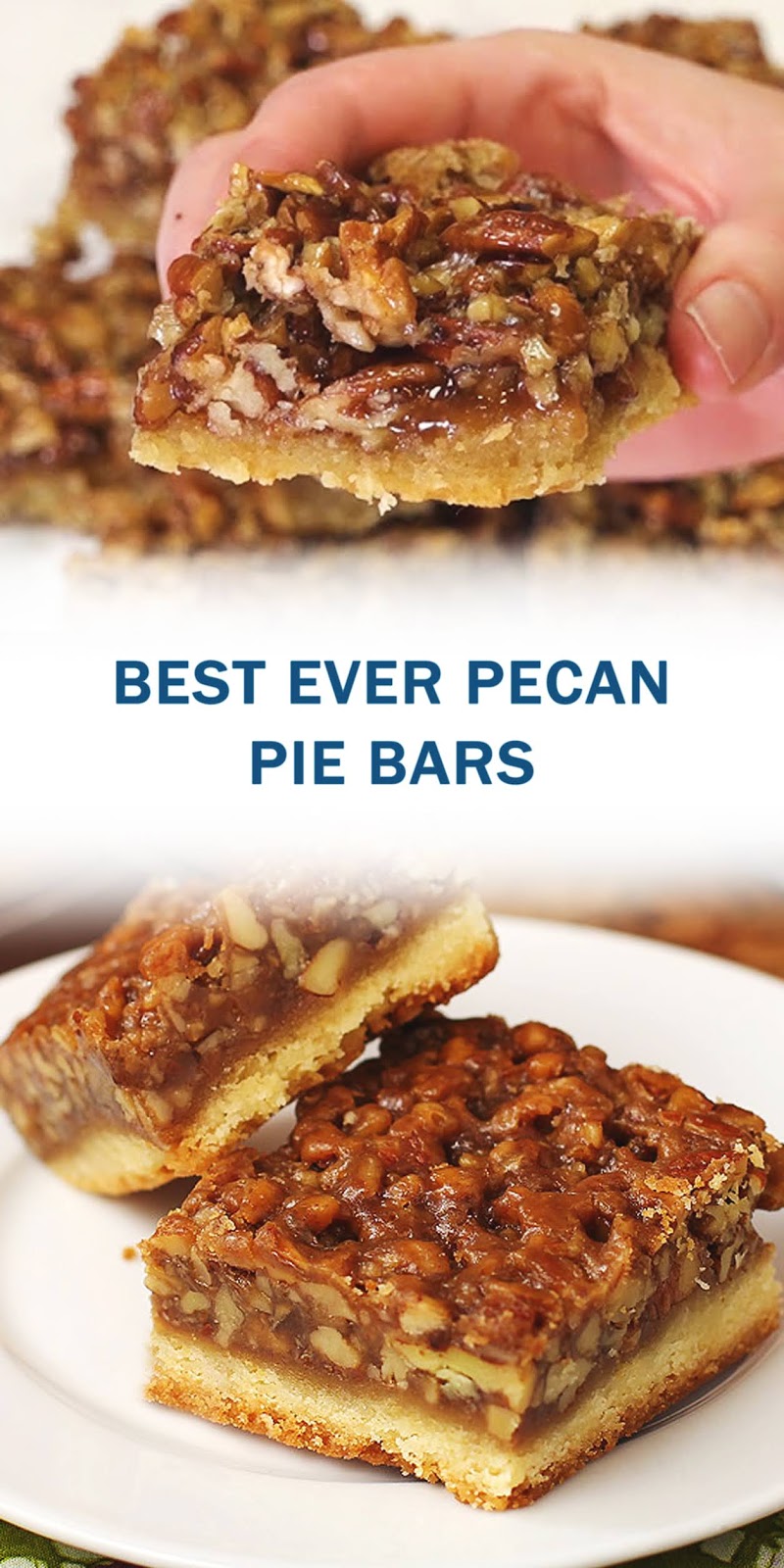 BEST EVER PECAN PIE BARS 3 SECONDS