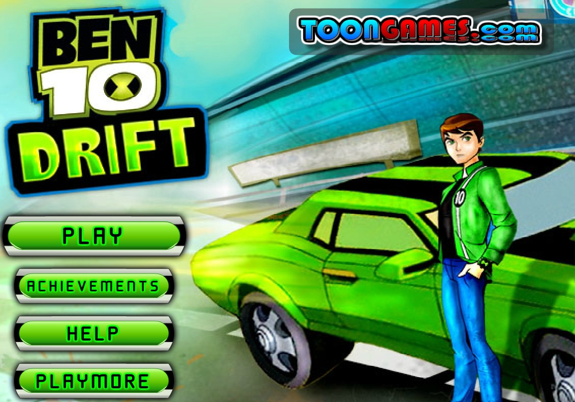 مدونة كل شي: لعبة بن تن تفحيط السيارات - Ben 10 Drift