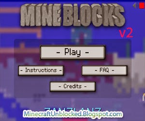 Unblocked Minecraft: 2D Minecraft Mine Blocks