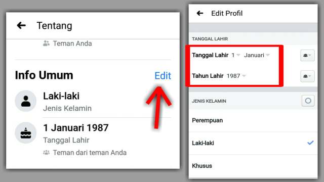 Cara Mengganti Tanggal Lahir Di Facebook Dengan Mudah Mediarale