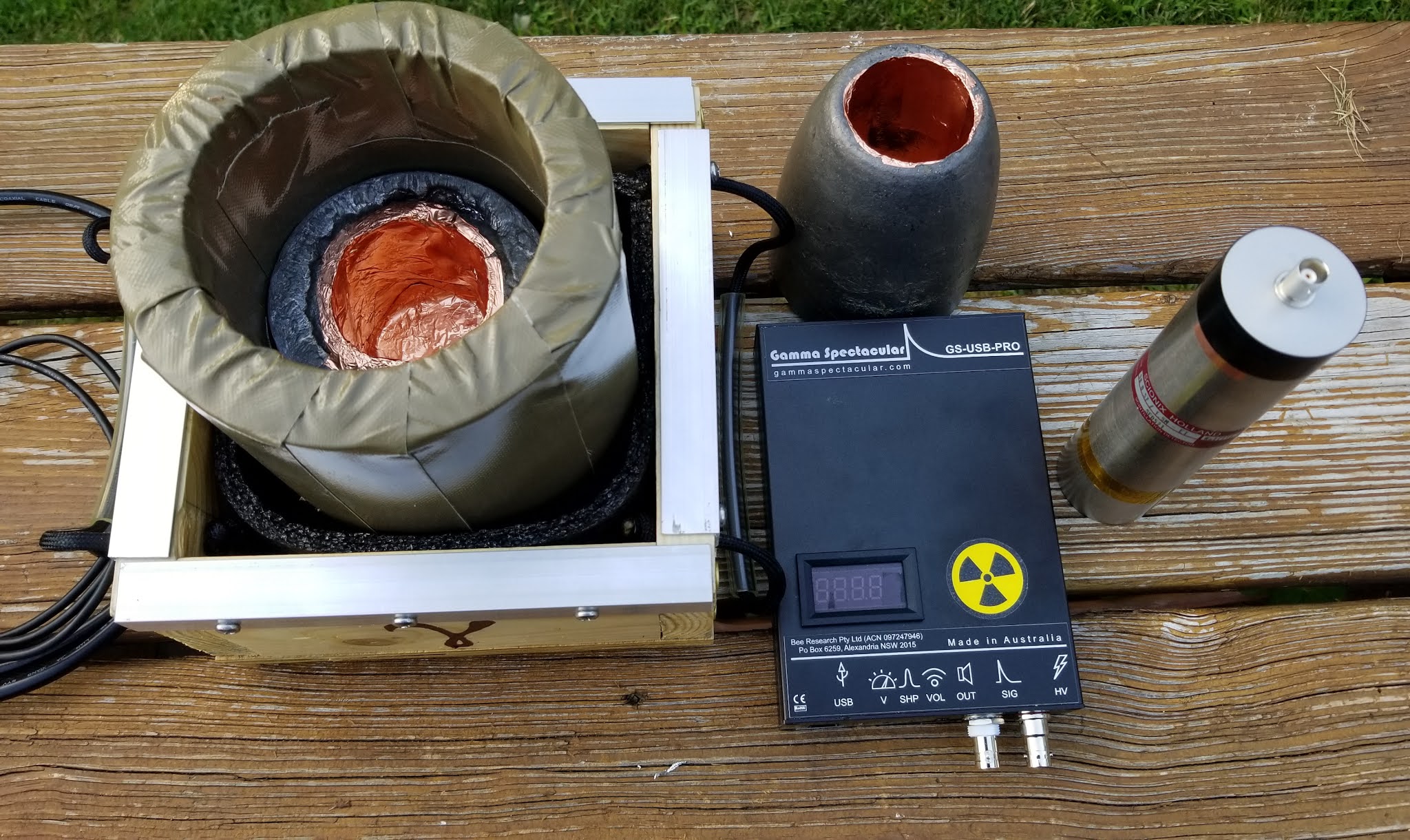 AE1S Science and Engineering Blog Scintillation Gamma Spectroscopy Setup