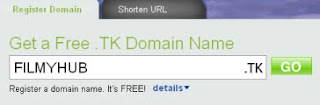 Dot Tk domain registration panel
