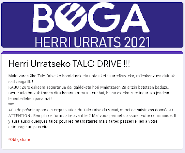 HERRI URRAT 2021 TALO DRIVE  Anglet