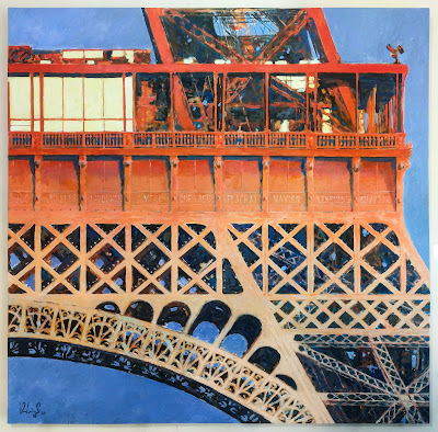 Torre Eiffel Rodrigo Chavez Pintura Acrílica