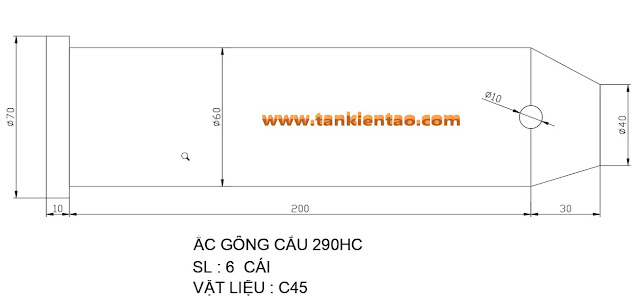 Ắc gông cẩu tháp 290HC