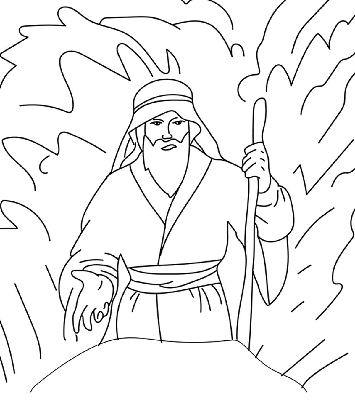Moses Coloring Pages ~ Coloring Pages