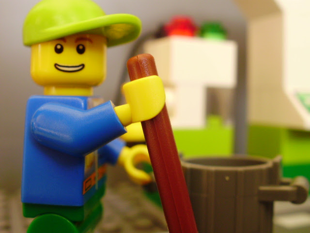 Estação de Serviço - MOD Sets LEGO City 3177 e 5898 Basic