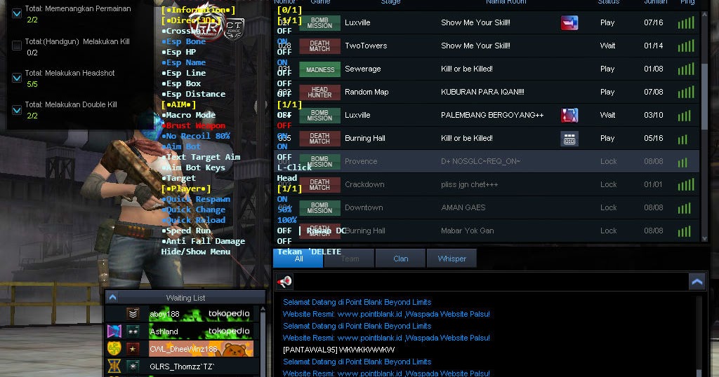 Tgl 6 Januari 2020 FULL Cheat PB VIP Fiture GRATIS