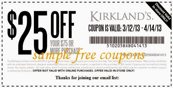 Kirklands Coupons March 2014 on Kirklands 20 Coupon id=87215