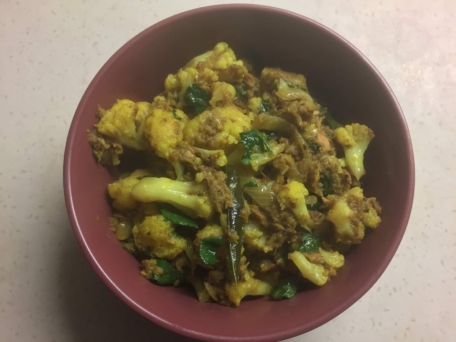 Cauliflower & Tuna Curry Recipe