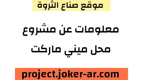 أرباحه مضمونة كل ما تحتاج معرفته لبدء مشروع ميني ماركت مصراوى