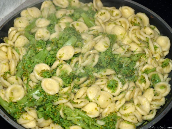 Orecchiette y brócoli sartén HortoGourmet